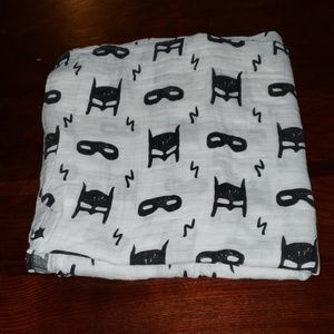 Batman swaddle blanket